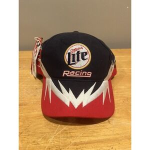 Vintage Nascar Miller Lite Racing Rusty‎ Wallace One Size Hat Men's NWT Chase